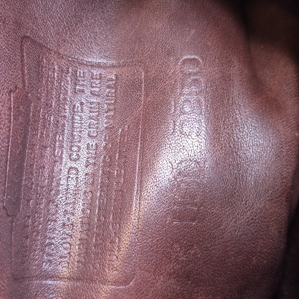 Coach Janice Legacy Dark Brown Leather Shoulder Bag 9950 - Picture 16 of 17